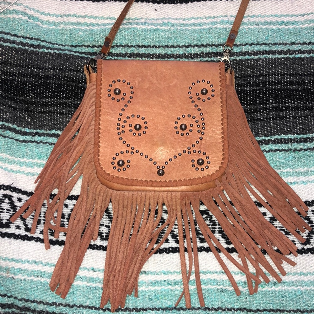 Fringe purse